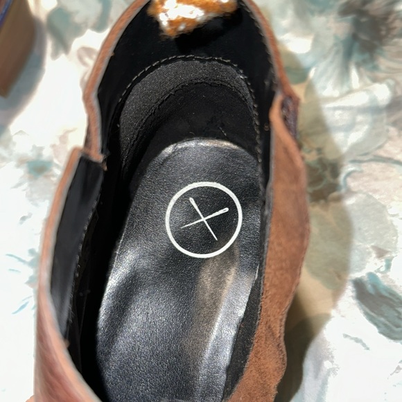 Inkkas Women’s Brown Leather & Rare Scenic View Booties Size 7 BNNB - Picture 15 of 16